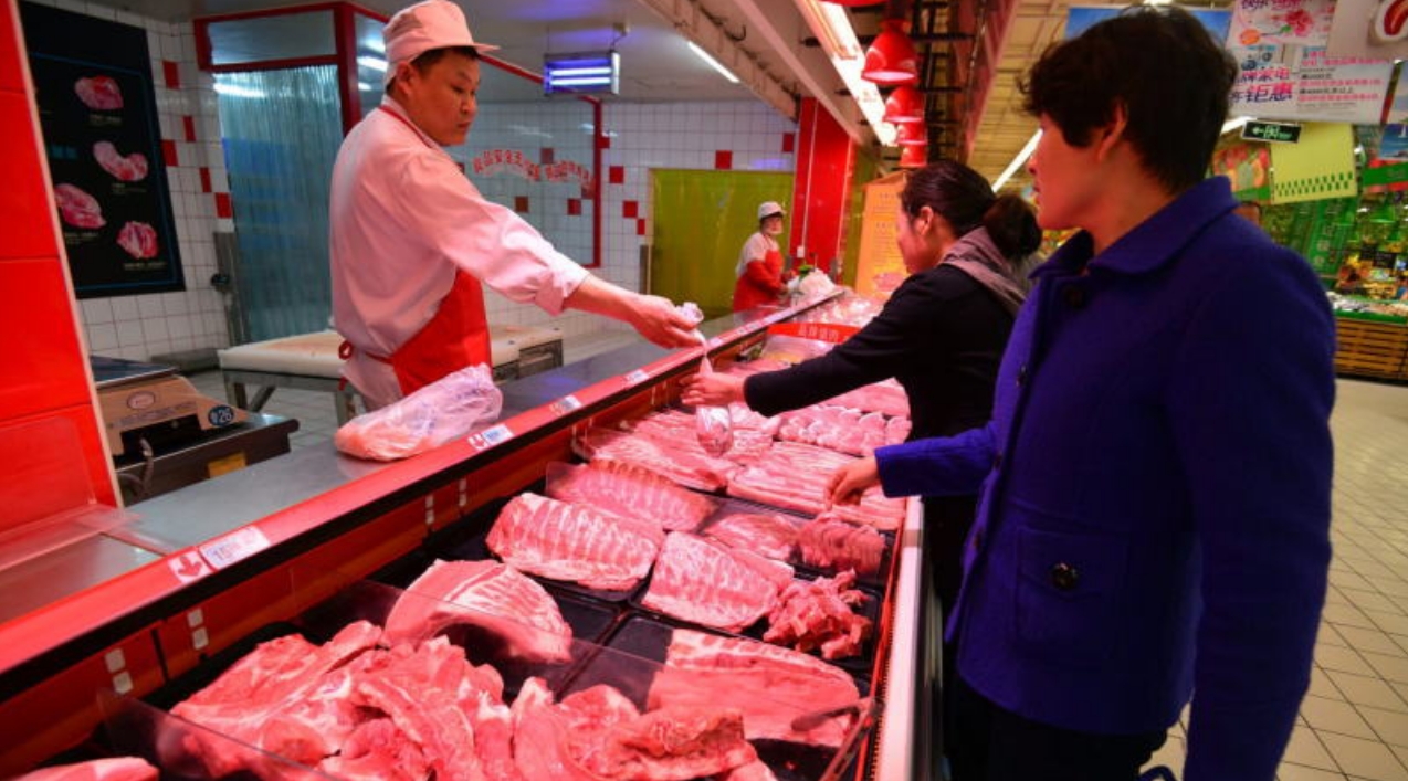 中国猪肉价格或持续低迷，这将加剧中国经济通缩压力
