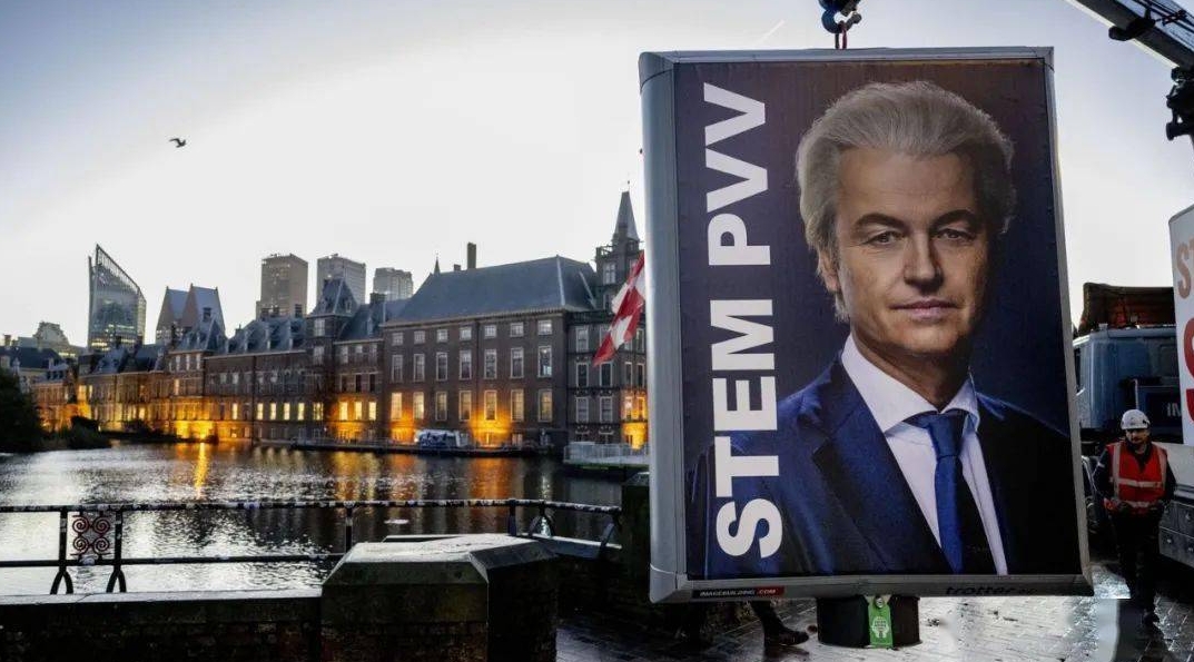 图：荷兰右翼政客海尔特·维尔德斯 来源：路透社